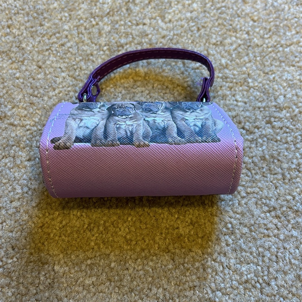 Small change pocket purse with dogs - Picture 3 of 3